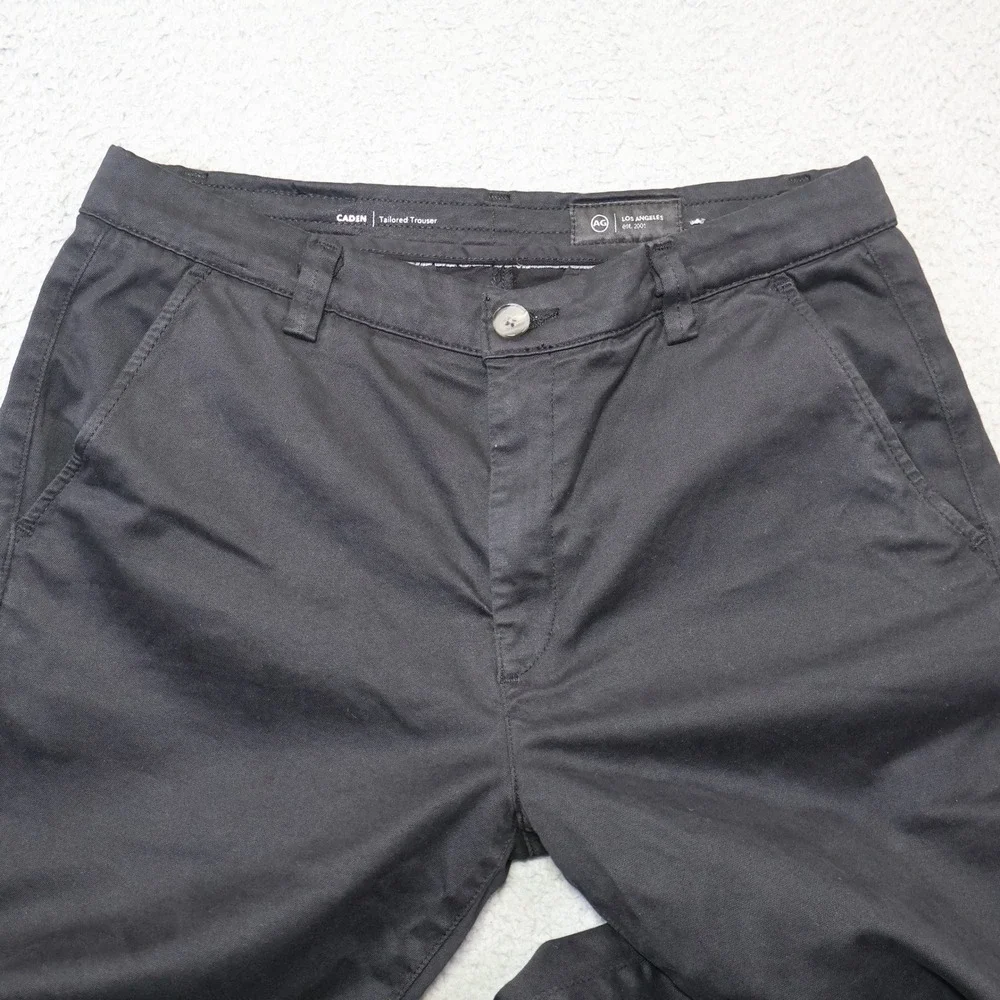 AG Adriano Goldschmied Caden Tailored Trouser Black Pants Mens 33x25.5